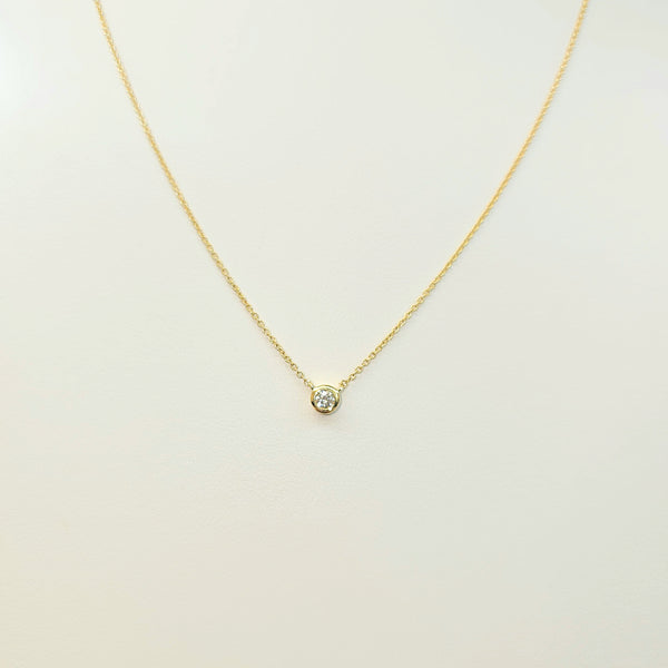 SINGLE DIAMOND NECKLACE