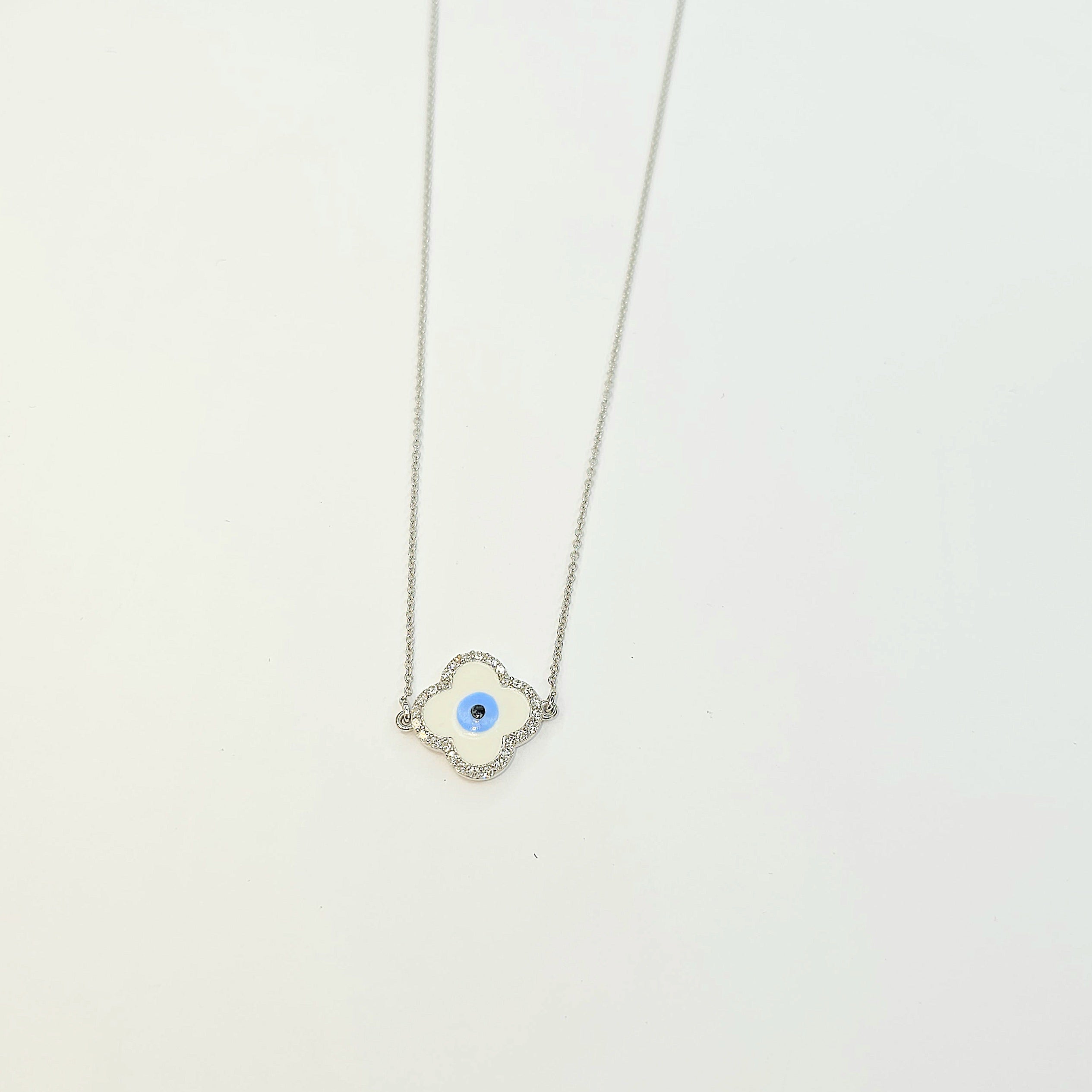 EVIL EYE DIAMOND NECKLACE