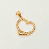 18K ROSE GOLD HEART PENDANT