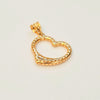 18K ROSE GOLD HEART PENDANT