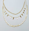 3 layered loop necklace