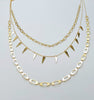 3 layered loop necklace