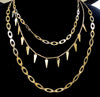 3 layered loop necklace