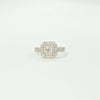 DOUBLE HALO DIAMOND RING