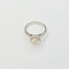 18K HALO DIAMOND RING