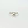 18K HALO DIAMOND RING