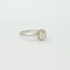 18K HALO DIAMOND RING