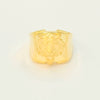 18K GOLD TIGER FACE RING