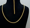 18K GOLD LINKED CHAIN 23"