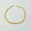 18K GOLD LINKED CHAIN 23"