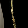 18K GOLD FLAT CUBAN CHAIN 5MM 23"