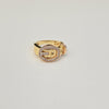 18K ROSE AND YELLOW BELT RING
