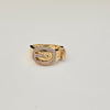 18K ROSE AND YELLOW BELT RING