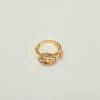 18K ROSE AND YELLOW BELT RING