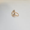 18K ROSE GOLD ROUND CROWNED RING