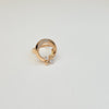 18K ROSE GOLD ROUND RING