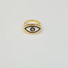 18K EVIL EYE RING