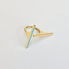 18K DOUBLE LINE RING