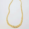 18K FLAT LINKED CHAIN