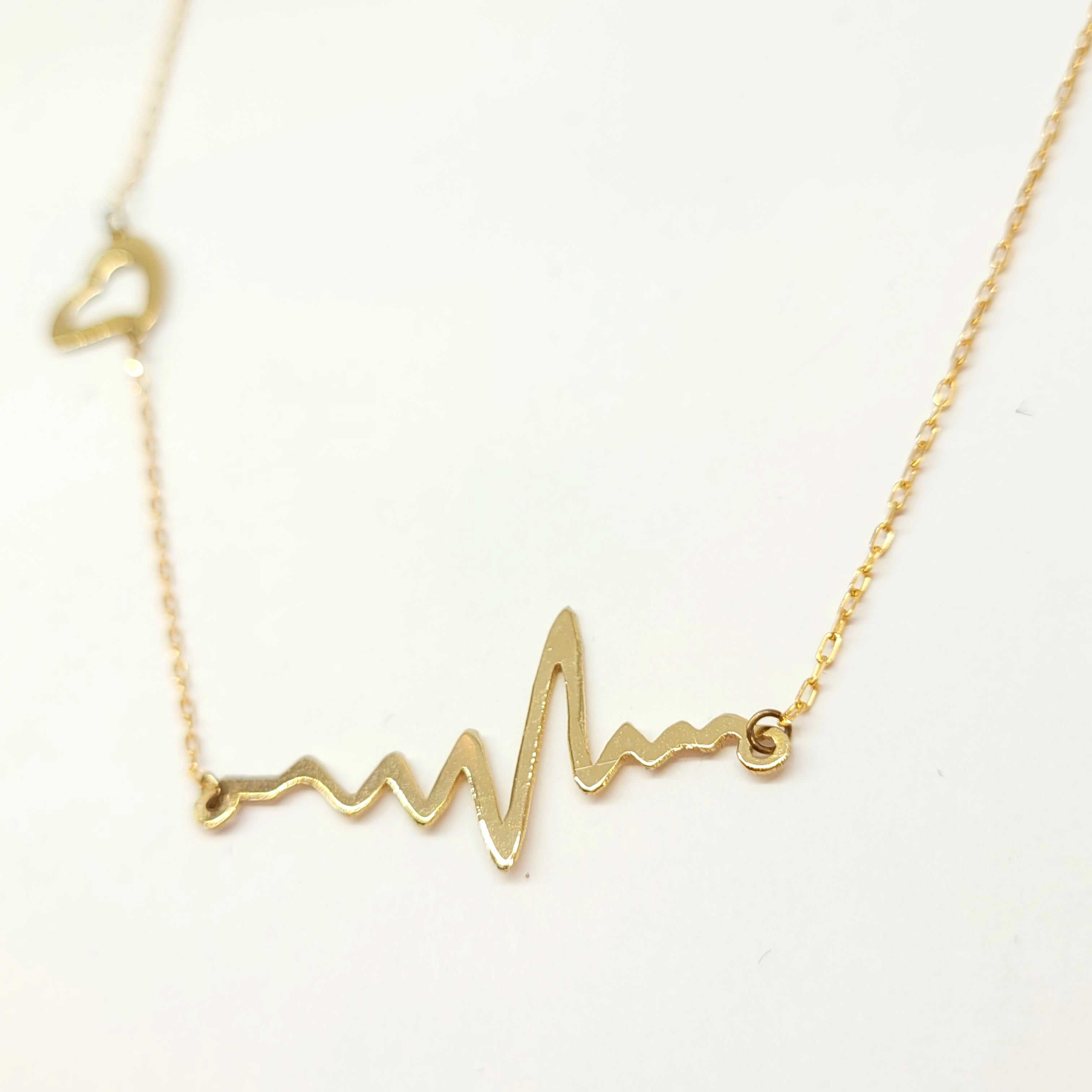 Ecg necklace on sale